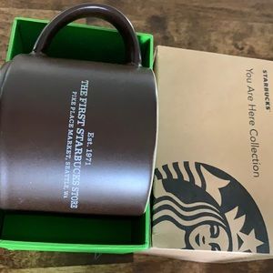 Starbucks Seattle First Store mug. You are here collection.